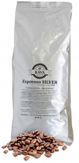 Čerstvá pražená káva - espresso SILVER 1 kg