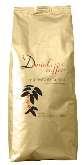 Daniels coffee 100% arabica - espresso extra mild 1 kg